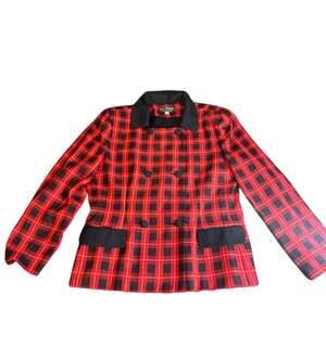 Vintage E.R. Gerard for Renlyn Red Plaid Blazer Jacket